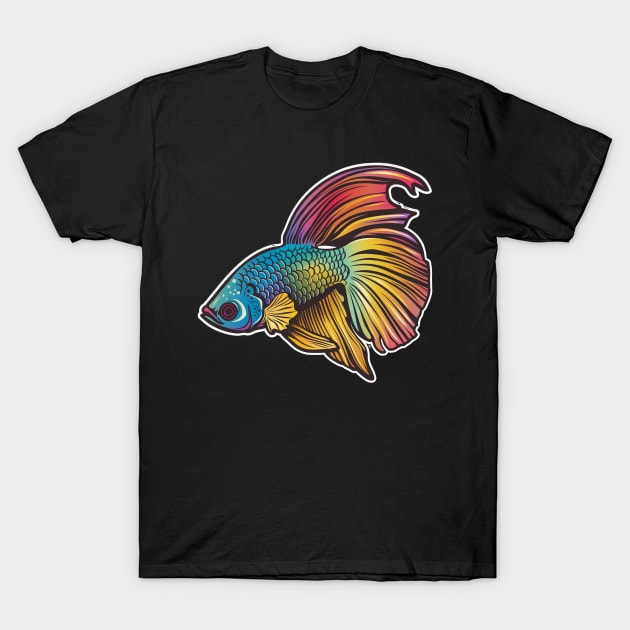 Colorful Fish T-Shirt by Mary_Momerwids